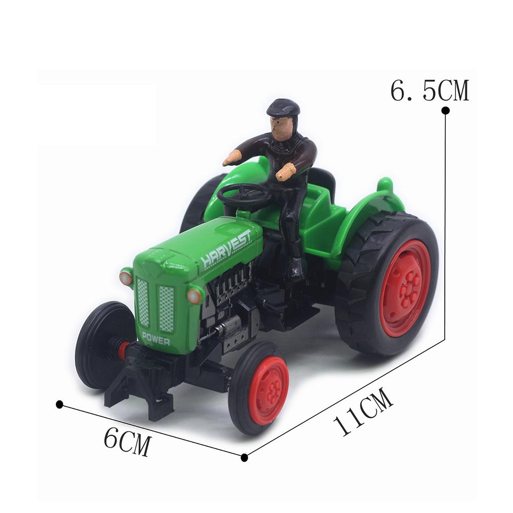 1/48 çiftlik traktörü oyuncak, alaşım + plastik çocuklar çiftlik traktörü oyuncaklar teknoloji çiftçi araba oyuncak çocuklar için hediyeler el yapımı oyuncaklar