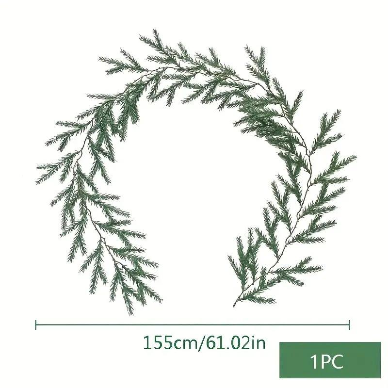 Simulation Pine Needle Vine Green Plant Pine Needle Home Wall Decoration Vine Christmas Decoration Simulation Vine
