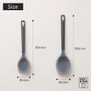 Myrna Triangrip Silicone Cooking K536BK Spoon, Black,