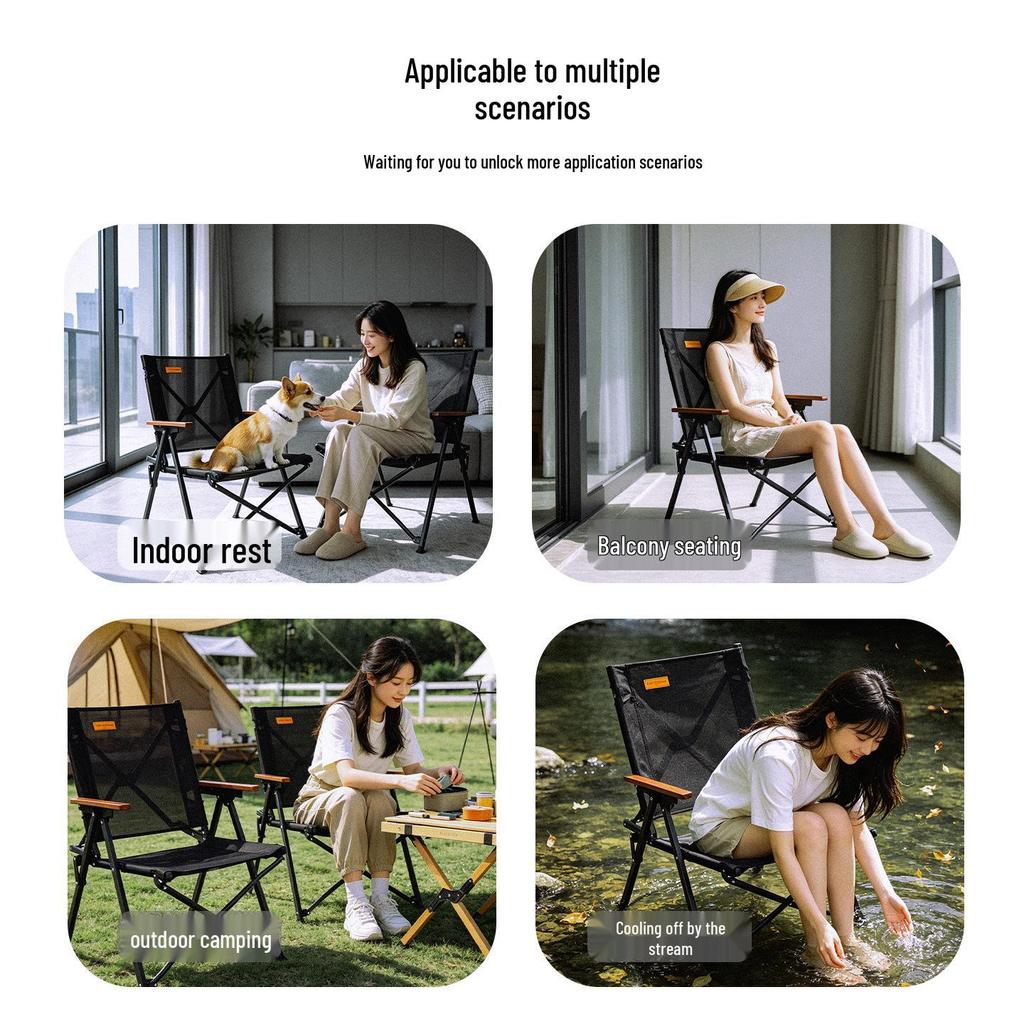 Mountain Wind Cool Folding Kermit Chair - Portable Outdoor Camping, Fishing & Leisure Chair.