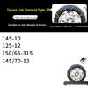 Winter Emergency Stainless Steel Anti-Skid Tire Chains for Cars, Trucks, and Vans