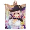 Super Sonico  Flannel Blanket Winter  Warm Throw Blanket for Boy Girl Bedroom Graphic Bedspread Sofa Bed Cover