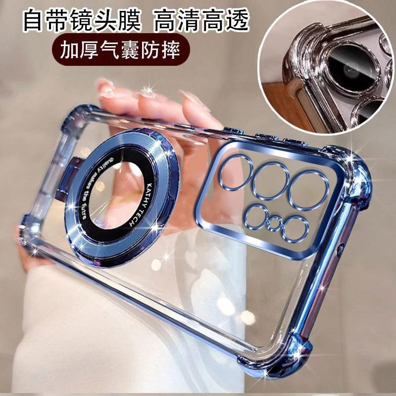 Stojak do Platerowania Przezroczyste Etui Dla Samsung Galaxy S26 Ultra S25 FE S24 S23 Plus A57 A37 A56 A36 A17 Uchwyt Miękkie Etui Z Foliami na Obiektyw
