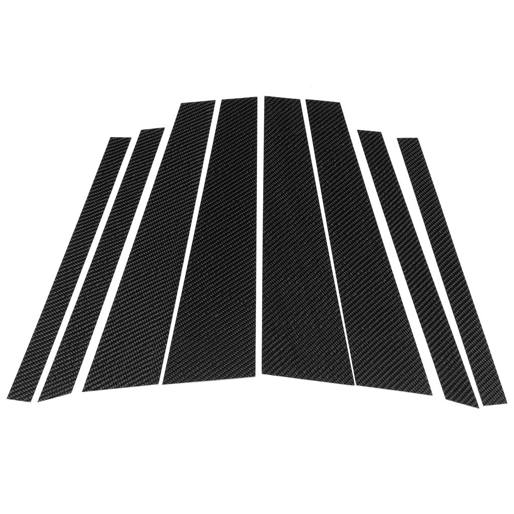 8pcs Carbon Fiber Window BPillar Trim Decorative Sticker Fits for X5 F15 20142018
