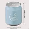 Cola Can Dustbin Small Round Trash Bin with Press Lid for Bathroom
