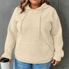 Women's Hoodies Long Sleeve Casual Drawstring Sweatshirts Pullover Pockets Tops