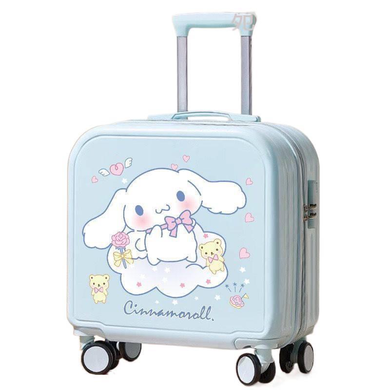 Children's Cartoon Carry-on Suitcase for Boys & Girls, Small Trolley with Password Lock