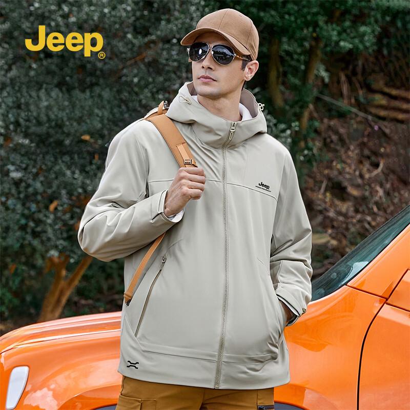 Jeep Unisex Single-Layer Windproof Outdoor Jacket