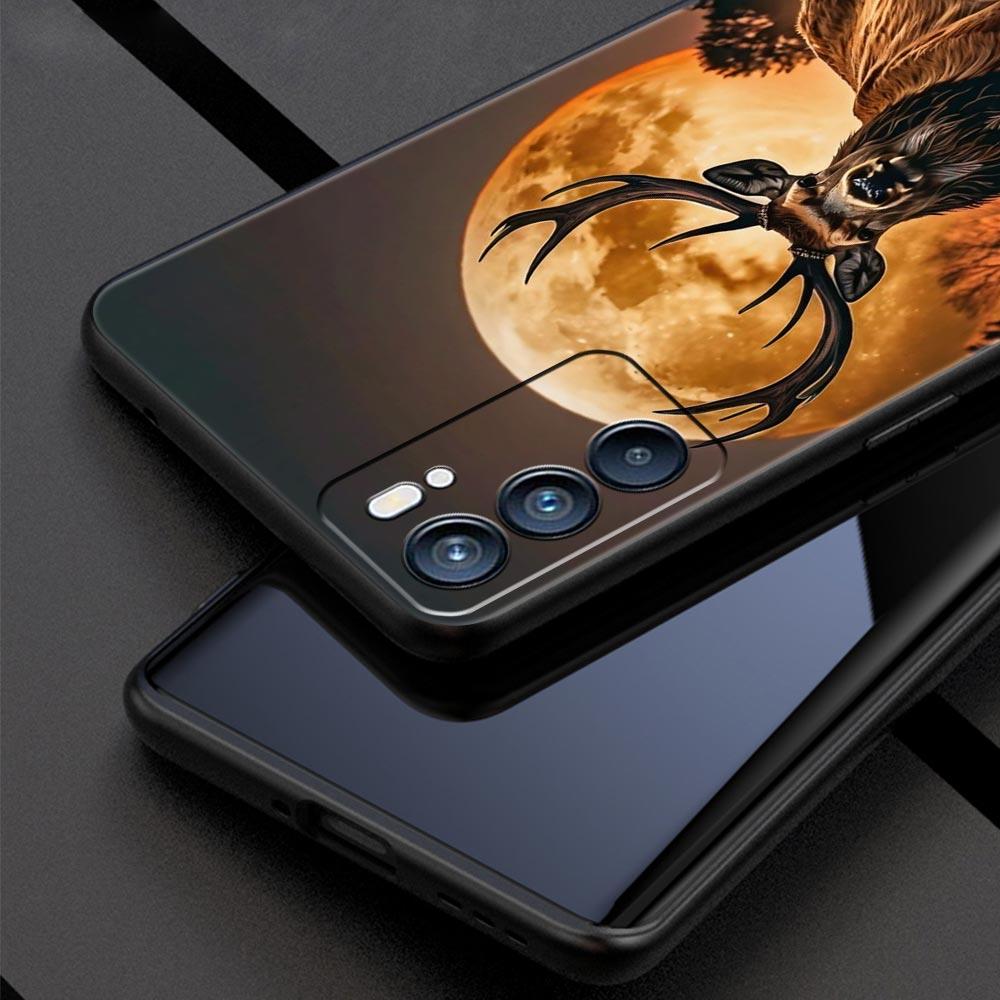 Deer Lichee Pattern Phone Case For Oppo Reno 13 12 11 10 7 F Find X5 X6 A98 A80 A79 A78 A57 A54 A31 A17 Pro 5G Soft TPU Cover