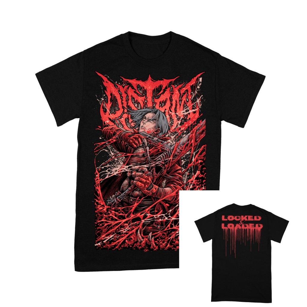 Distant Cursed Band TShirt  Cotton Graphic Tee Unisex Women Summer Streetwear Top