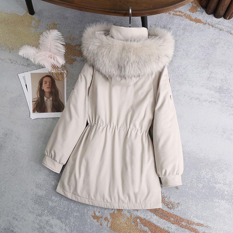 Новые пуховые хлопковые подкладочные изделия Женская куртка преодолевает трудности — фото 6