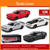 Car Model Alloy Dodge Srt Hellcat With Sound Light For Kids Playroom