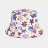 Summer Sun Hat, Men'S And Women'S Small Floral Pattern Double-Sided Fisherman Hat, Beach Travel Outdoor Fisherman Hat