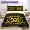 Set Copripiumino Trapuntato Modello Dortmund Copripiumino Federa Decorazione per la Casa Regalo di Compleanno (1 * copripiumino + 2 * federe senza imbottitura)28