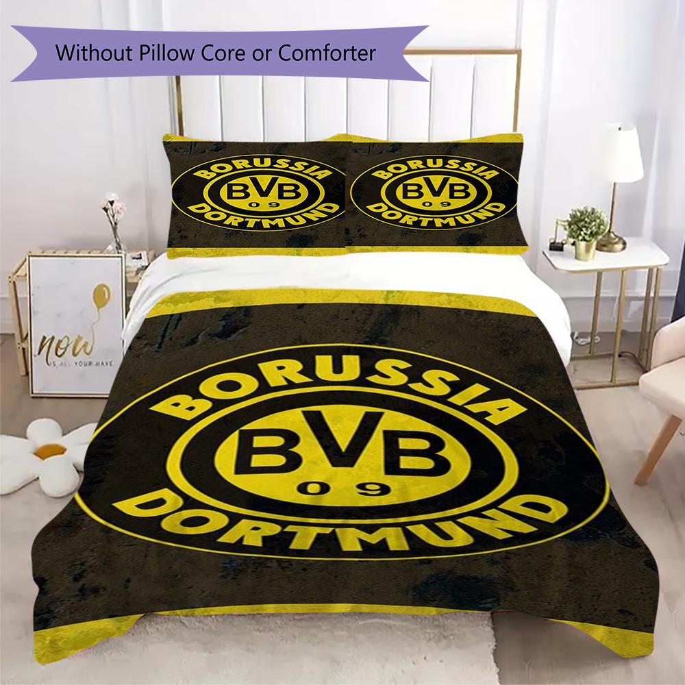 Dortmund Patroon Beddengoed Dekbedovertrek Kussensloop Woondecoratie Verjaardagscadeau (1 dekbedovertrek + 2 kussenslopen (zonder vulling))28