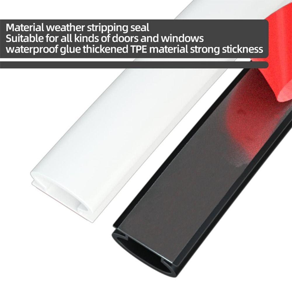 Blocking Insects Door Sound Insulation Rubber Strip Door Joint Windproof Sticker  Office
