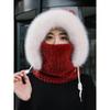 Thick Hat, Warm Hat, Women's Scarf, Plush Hat, Pullover Hat, Cycling Hat, Windproof Hat