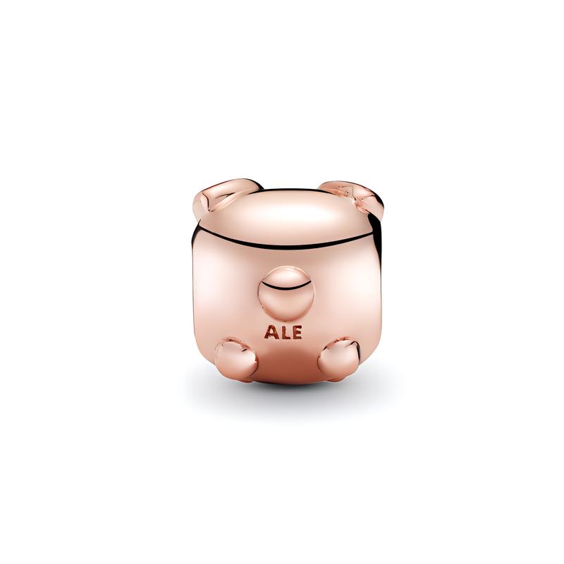 Pandora Rabbit Crystal Enamel Beads Women's Pink 787061EN160