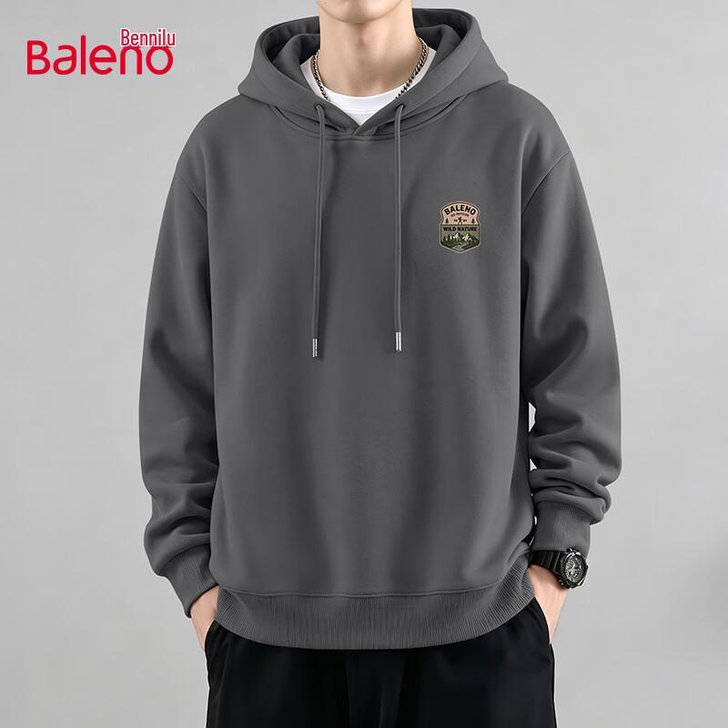 Baleno Men's Anti-Pill Hooded Sweatshirt