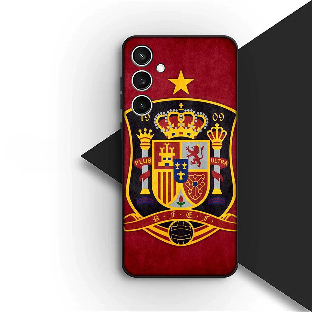 

Spain Flag Silicone Phone Cover for Motorola Moto G86 G57 E14 E15 G14 G34 G35 G84 G24 A54 G15 Power E22 Soft Case Motorola Moto G34