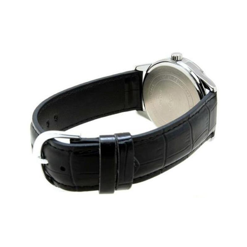 Casio STANDARD Series DRESS Series Retro Casual Business Classic Quartz Movement Leather Strap Japanese and Korean Watch Men's Watch MTP-V001L-1B