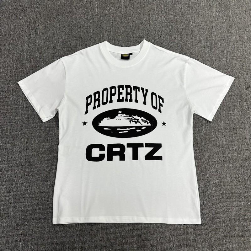 Corteiz Streetwear Graphic Tee Unisex Oversized Cotton T-Shirt Hip Hop Casual Short Sleeve Top