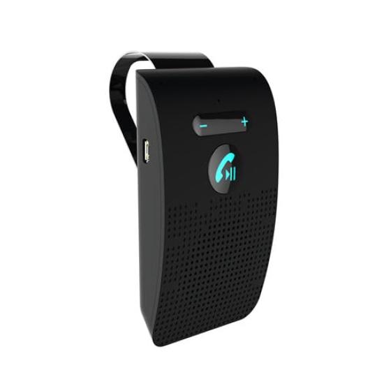 

Black Bluetooth Car Kit with USB and Bluetooth Headsets for Car Use Hands-Free Speakers, Charging,
