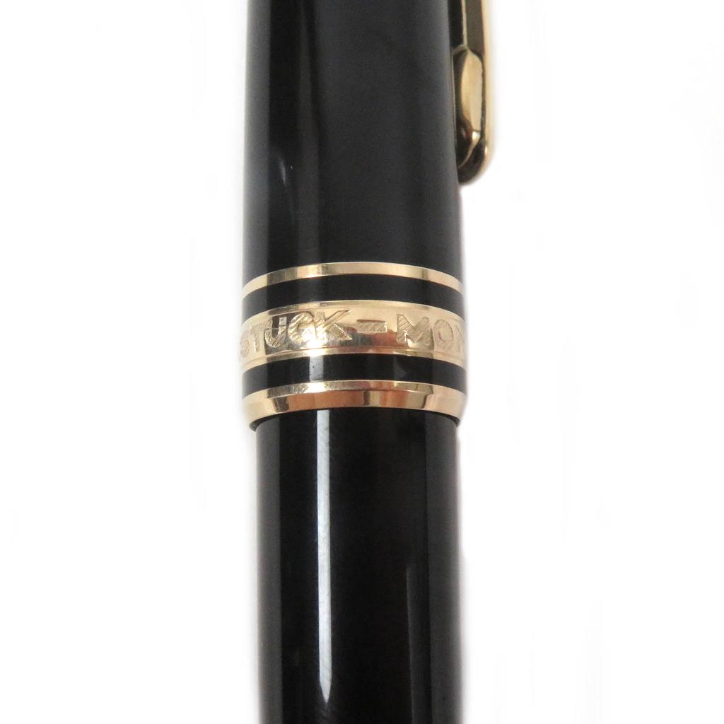 Montblanc Ballpoint Pen Meisterstück Classic Twist Style Black Gold Mens Used