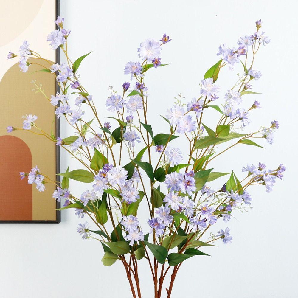 

100cm Artificial Hieracium Flower Elegant Fake Flower Hotel Restaurant Decor