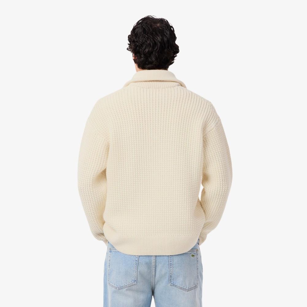 Lacoste Men's Scasi Knit Collar Sweater AH5205-55NXFJ