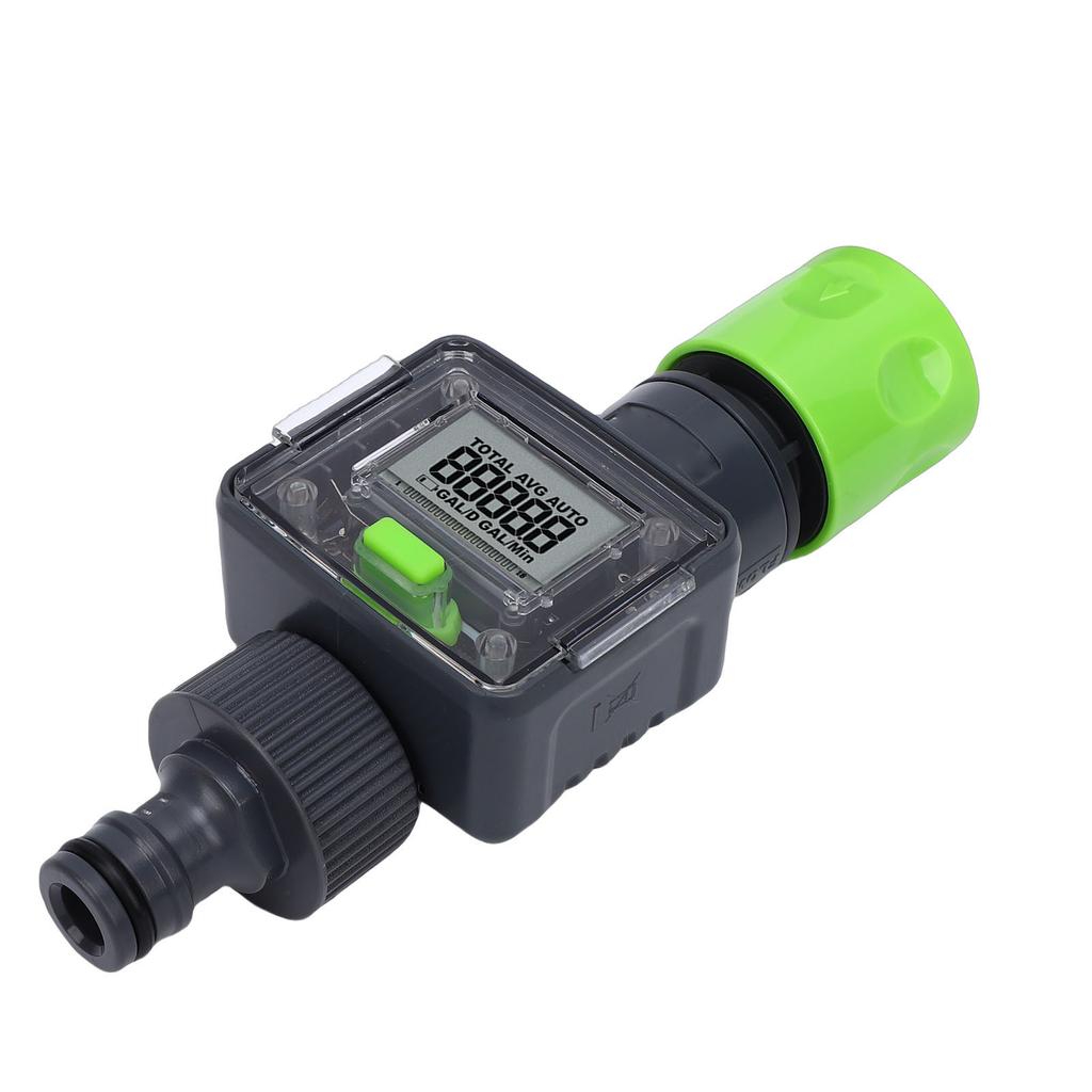 Water Flow Meter High Precise Real Time Monitoring Digital Water Consumption Meter for Garden Watering Irrigation