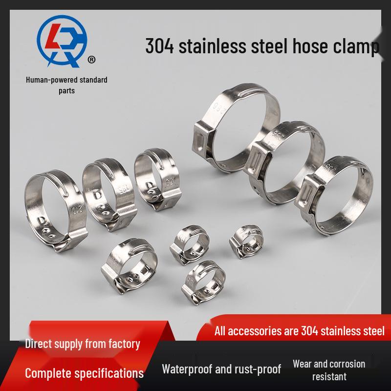 Одноушный регулируемый хомут для шланга из нержавеющей стали 304 9.5 mm