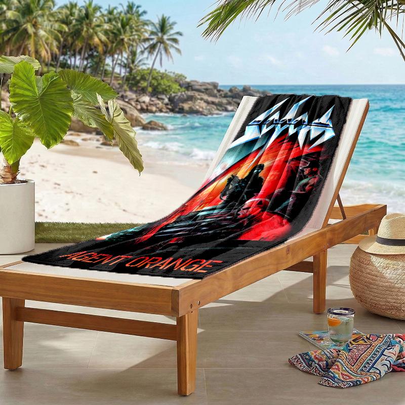 Sodom Band Fashion Beach Towel: Ideal for Summer Adventures Soft, absorbent and quick drying suitable for swimming and bathing