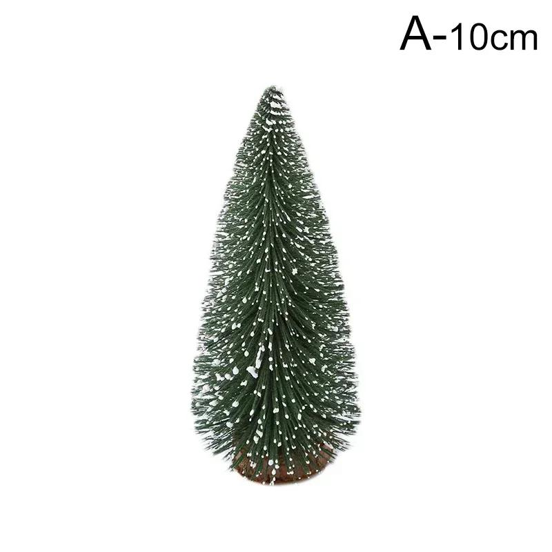 

Mini Christmas Tree Stick White Cedar Desktop Christmas Tree Decor Miniature Trees New Year Decorations for Xmas 0.6M