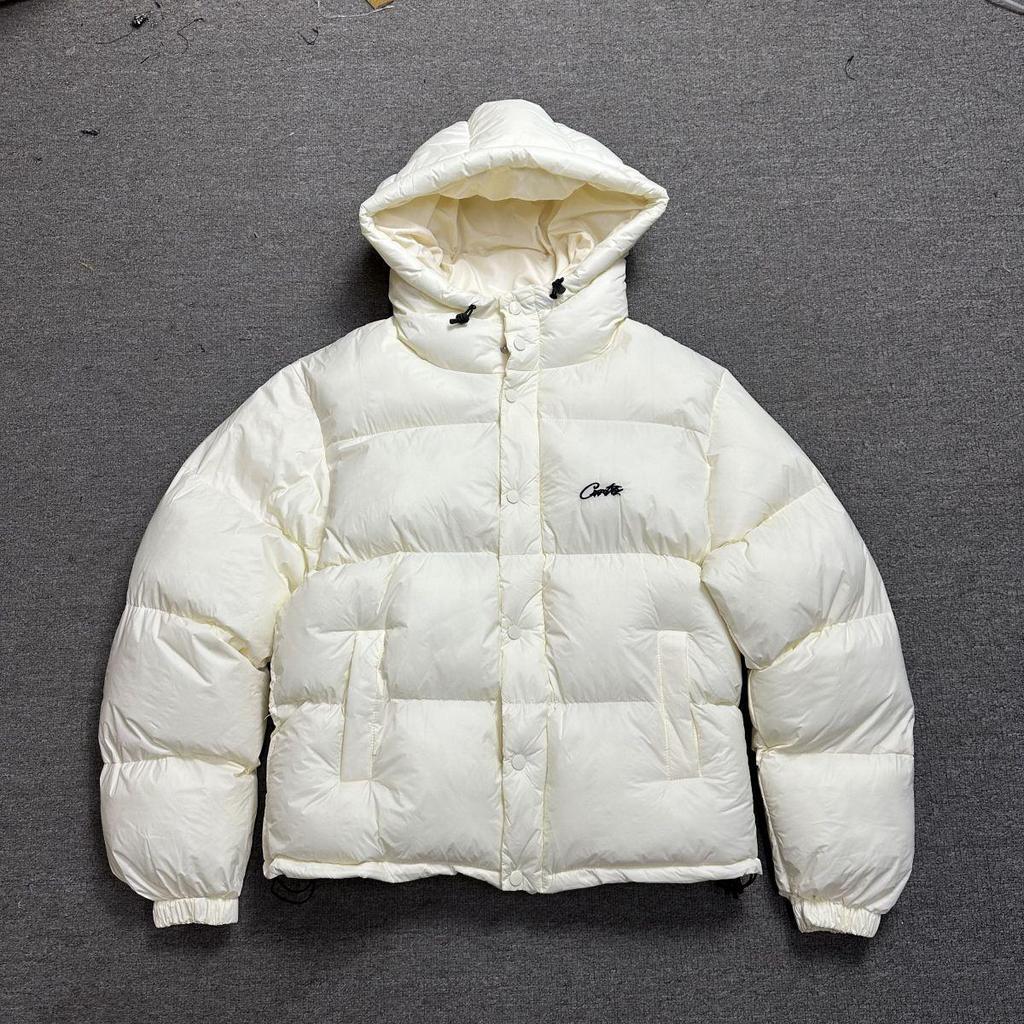 Men's Corteiz Alcatraz Trendy Thick Hooded Jacket - Warm & Loose Fit