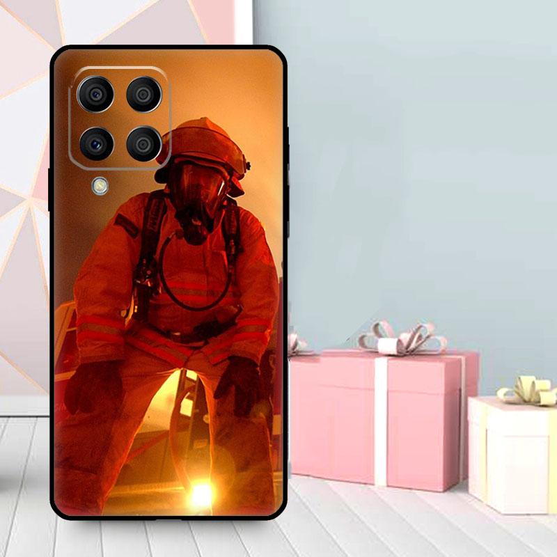 Firefighter Heroes Fireman Cool Case For Samsung Galaxy M06 M11 M31 M14 M34 M54 M12 M32 M52 M15 M13 M16 M36 M56 M53 M35 M55
