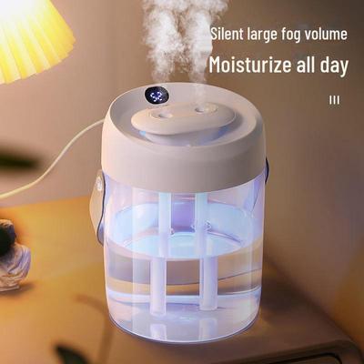 Dual Spray Air Humidifier for Bedroom with Large Fog Diffuser