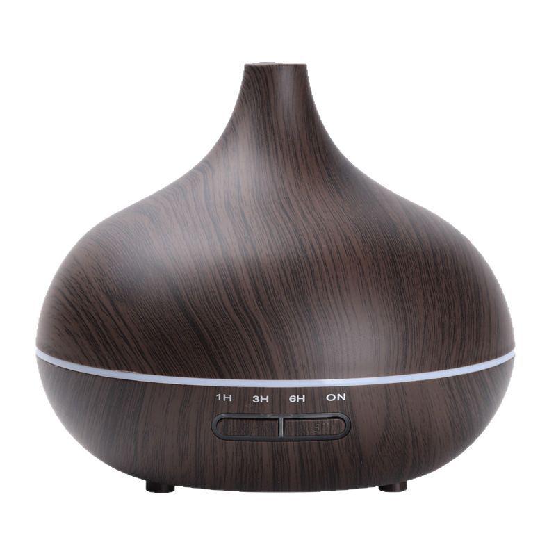 Silent Large Mist Aroma Diffuser: Cross-border Wood Grain Humidifier with Automatic Spray