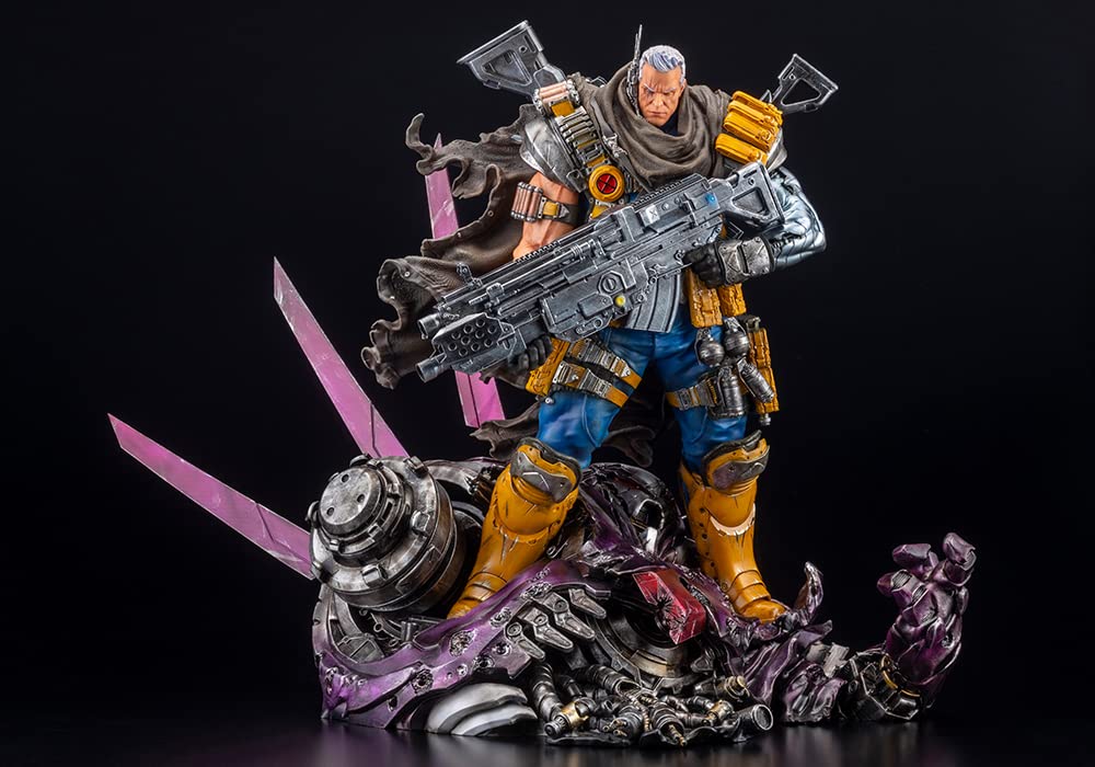 MARVEL UNIVERSE Cable FINE ART STATUE Signature Series Kucharek Brothers Scale Cold Cast Hot Figure MK363 Feat.. 1/6