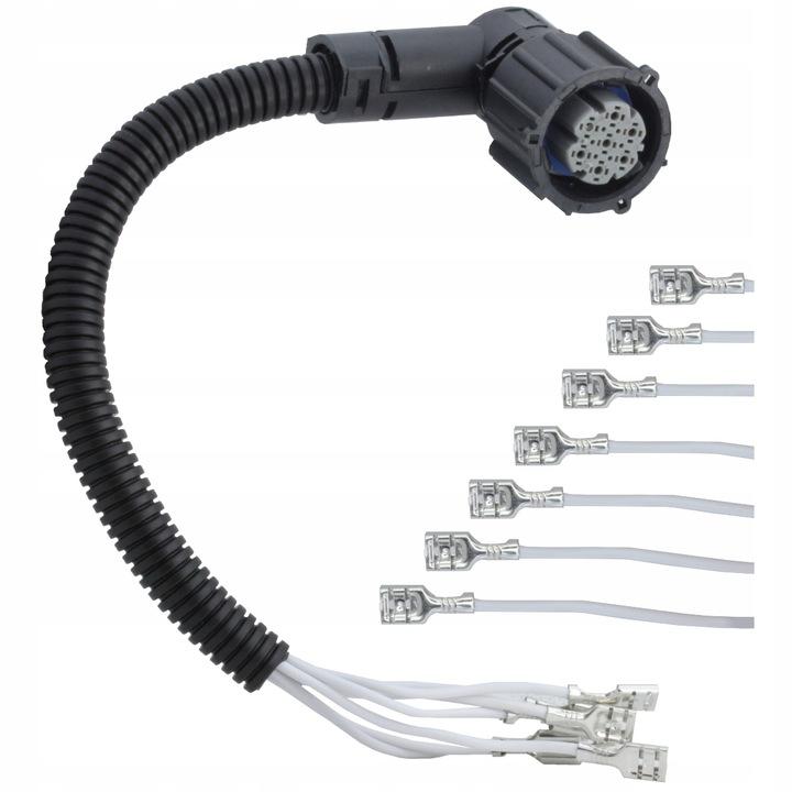 AMP plug, rear light harness, 7-pin, Bayonet adapter - E1343