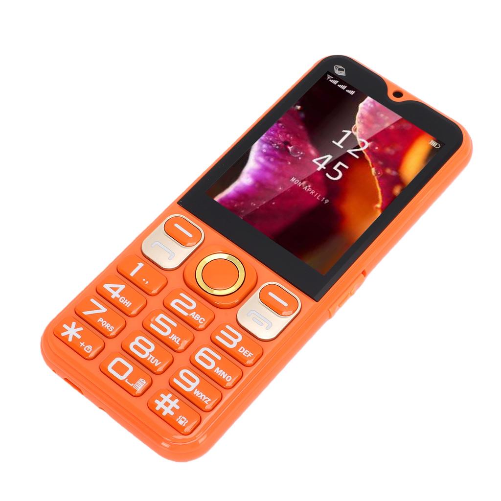 2G Unlocked Cell Phone with 2.8 Inch Screen Large Buttons Multifunctional Mobile Phone 3 SIM Card Slots SOS MP3 Call