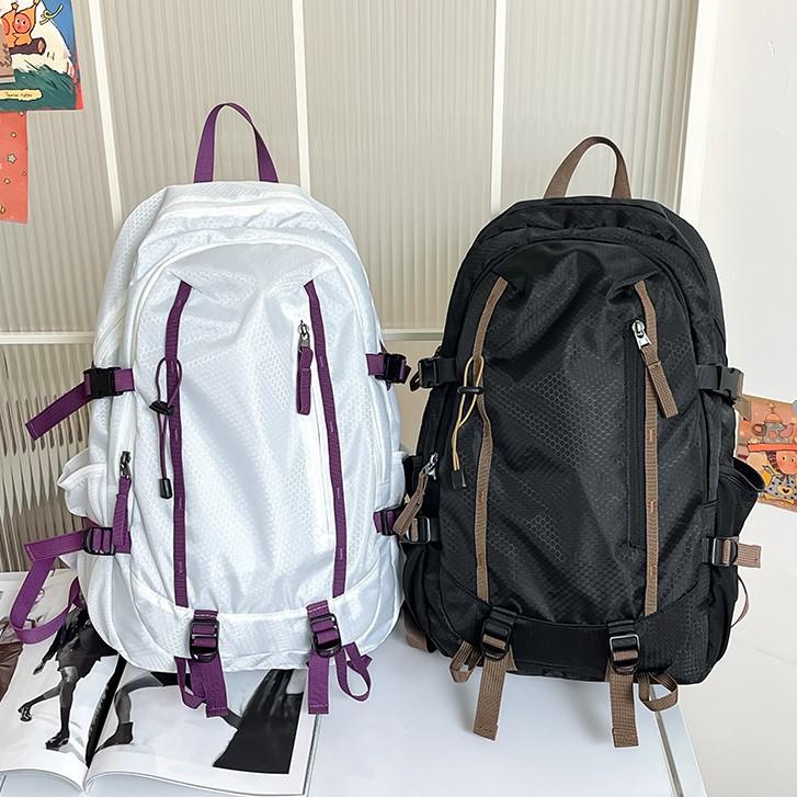 Schoolbag New Lightweight Large Capacity Outdoor Hiking Bag Boys and Girls Hiking Backpack Tide Leisure Sports School Bag