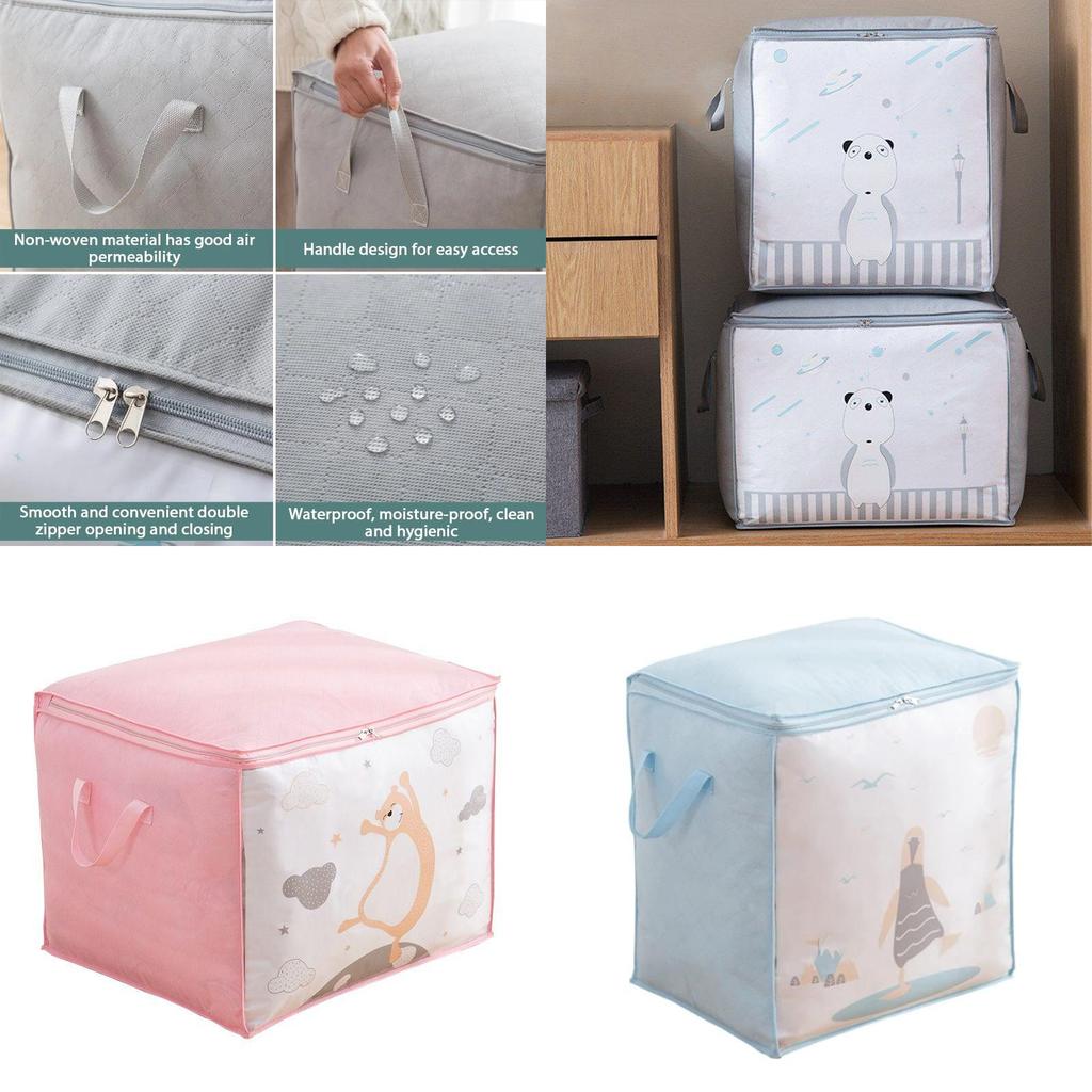 Versatile Folding Storage Bag For Pillows And Quilts Perfect For Home Organization