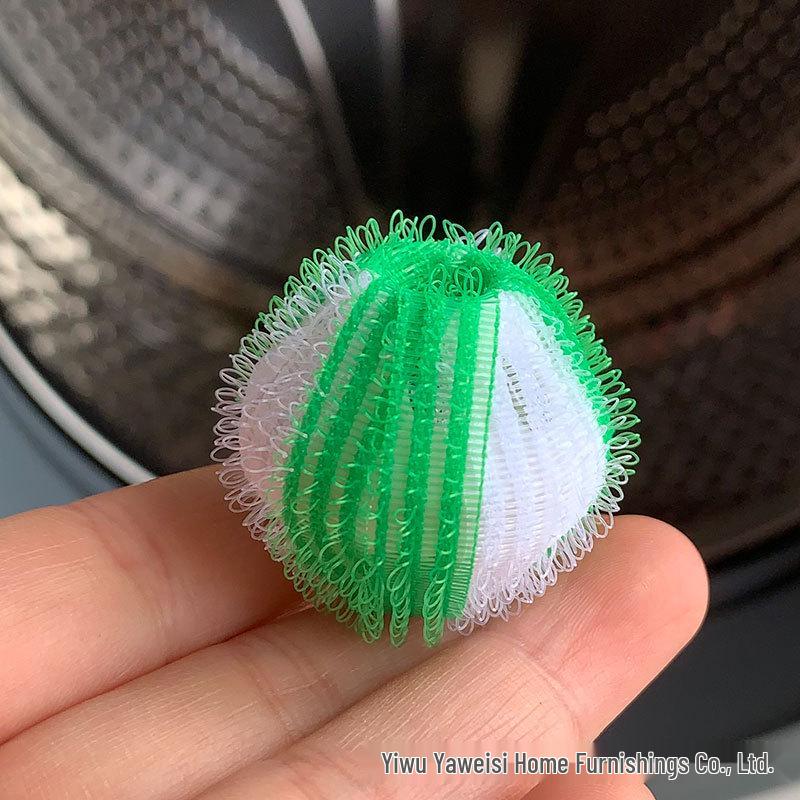 Anti-Tangle Nylon Laundry Balls for De-linting and Hair Removal In Washing Machines