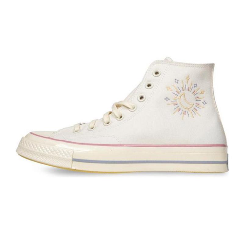 New Converse Abrasion Resistant Slip Resistant High Top Canvas Shoes Women's White A15749C