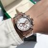 La Joux-Perret Men's Rose Gold Daytona Panda Dial Automatic Watch