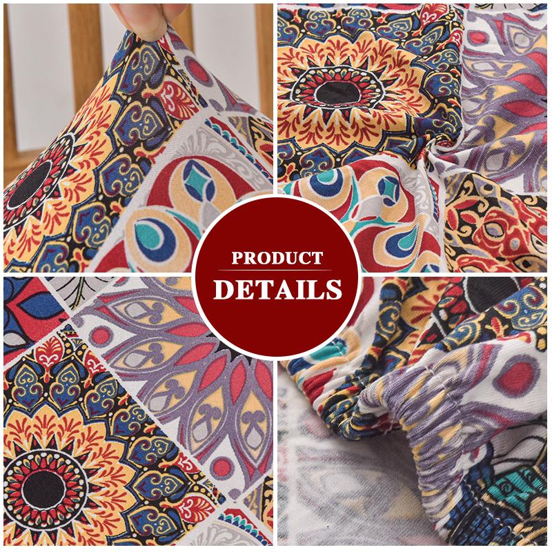 Stretch Dining Chair Seat Covers Set Soft Removable Washable Seat Covers for Dining Chairs, Dining Room Seat Cover Slipcover Protector