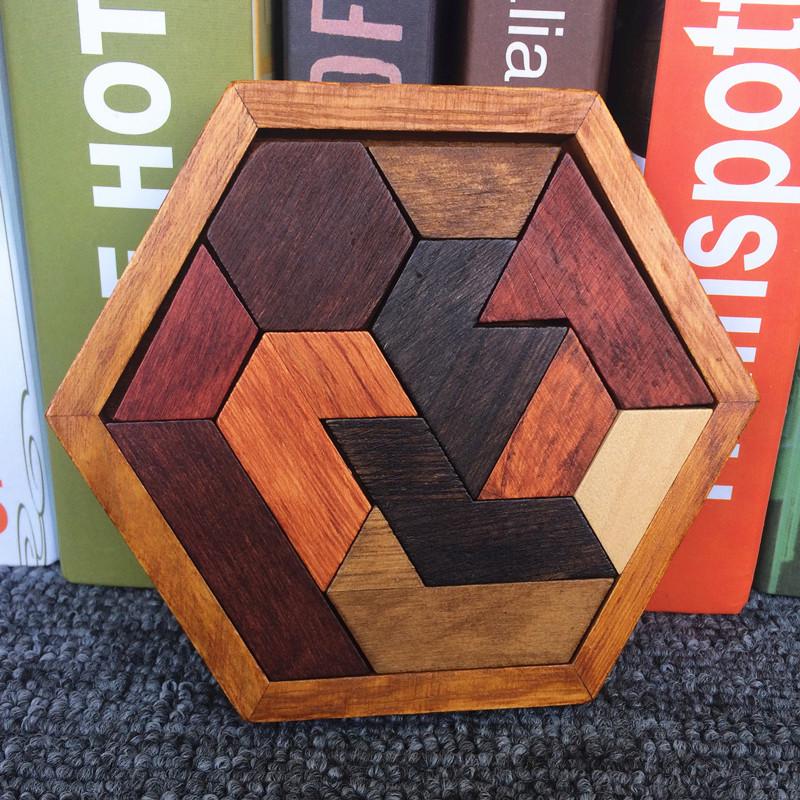 Wooden Puzzle Toy: Intellectual Number Game, Irregular Platter, Kongming Lock, Luban Ball, and Color-Matching Chess Set