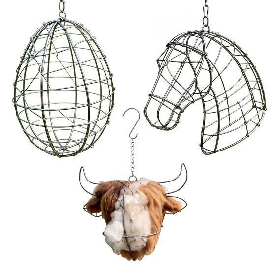 Bird Nesting House Birds Nesting Materials Holder Hummingbird Nester Egg Horse Garden Hanging