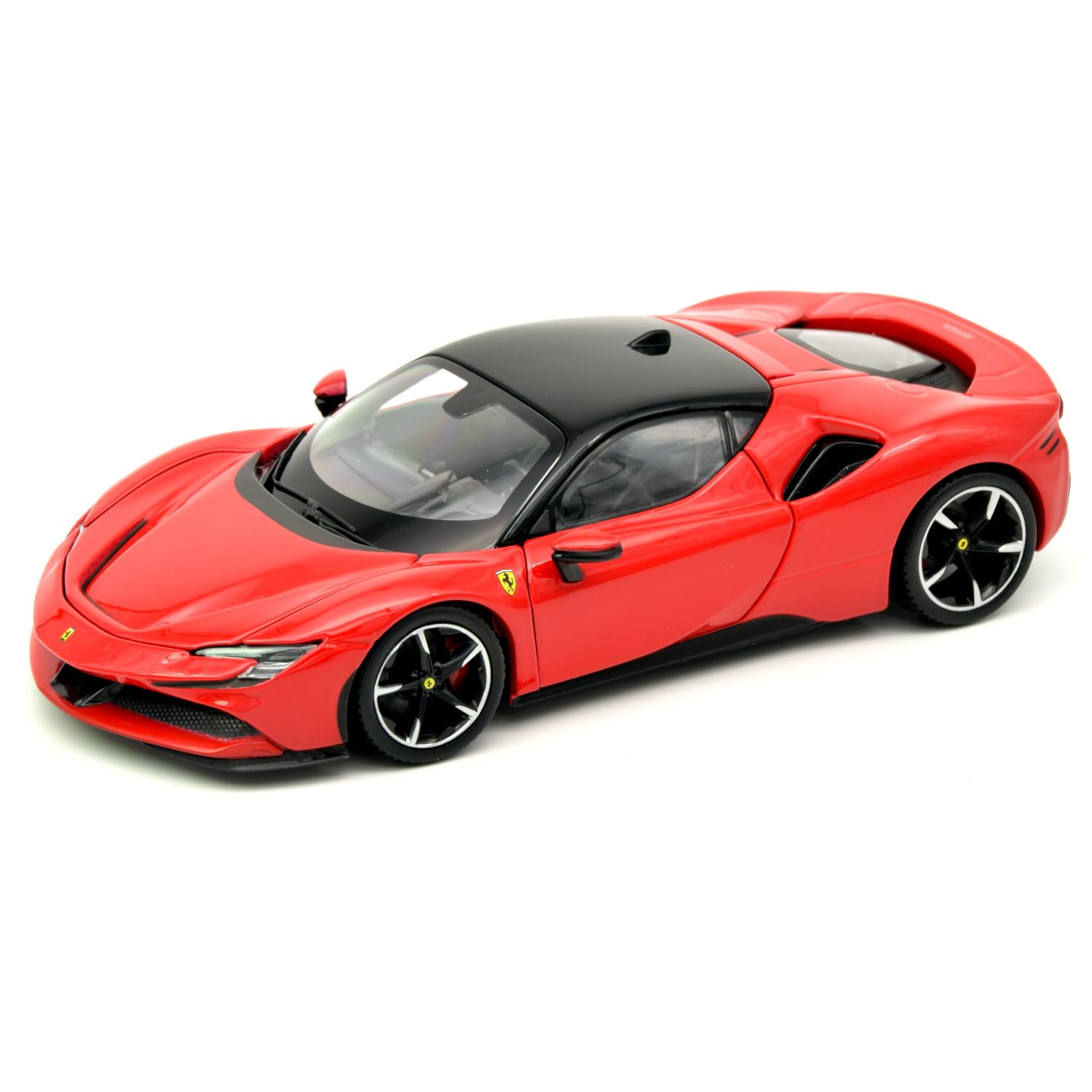 

Bburago 1/24 Scale Ferrari SF90 Stradale Red [Open Engine Compartment Version] / Diecast Model Car, Finished Product, 18-26028(CN)